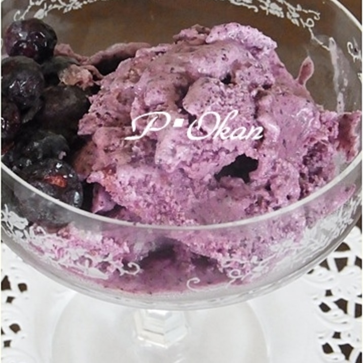 簡単 ブルーベリーアイス レシピ 作り方 By Patapataokan 楽天レシピ